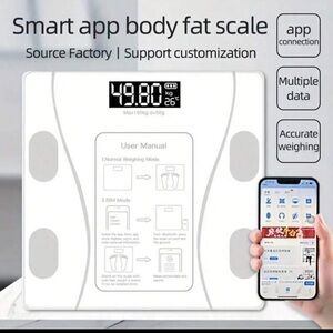 Digital Bathroom Scale with LCD Display with bluetooth